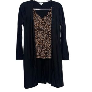 Women 2 on 1 cardigan/top size‎ S